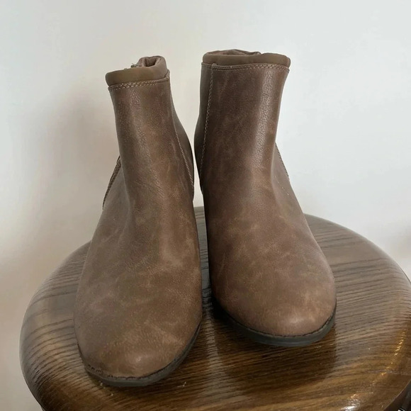 Dr. Shcoll’s brown tan booties size 6.5 - Picture 3 of 11